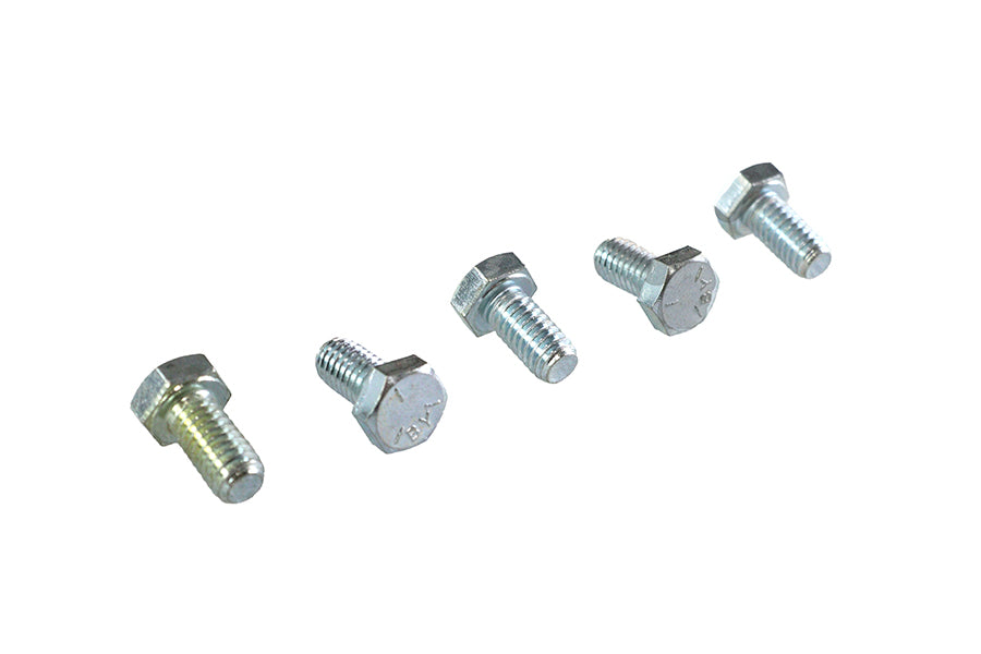 V-Twin Hex Cap Bolts Zinc 5/16 inch x 5/8 inch - Pack of 5