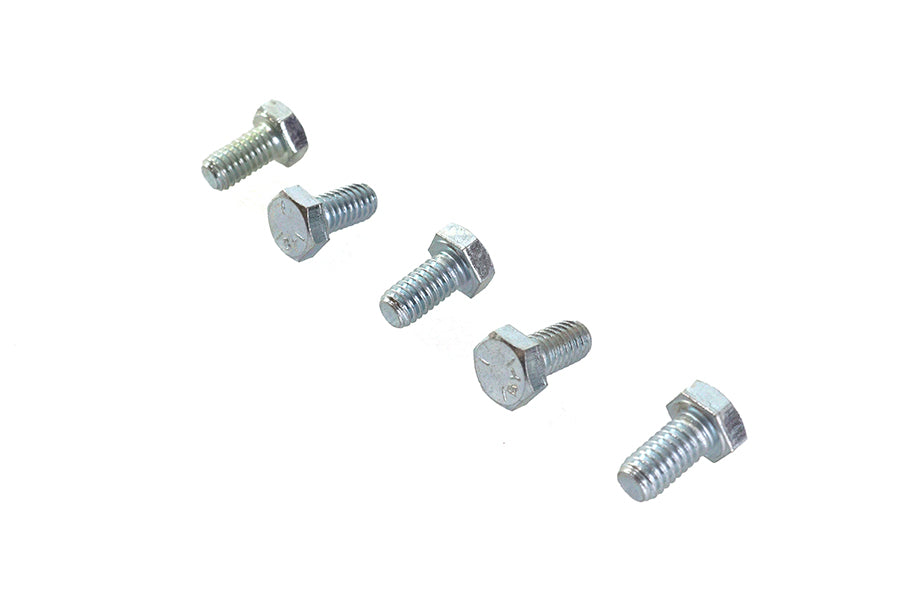 V-Twin Hex Cap Bolts Zinc 5/16 inch x 5/8 inch - Pack of 5