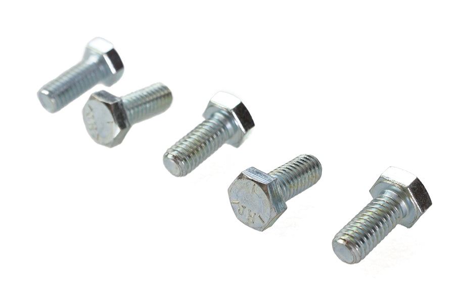 V-Twin Hex Cap Bolts Zinc 5/16 inch-18 x 3/4 inch (Pack of 5)