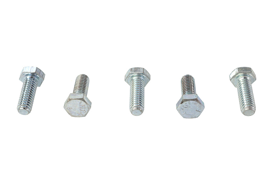 V-Twin Hex Cap Bolts Zinc 5/16 inch x 7/8 inch - Pack of 5