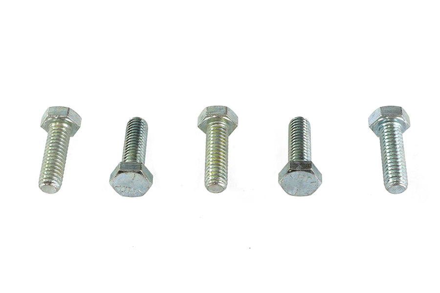 V-Twin Hex Cap Bolts Zinc 5/16 inch x 1 inch (Pack of 5)