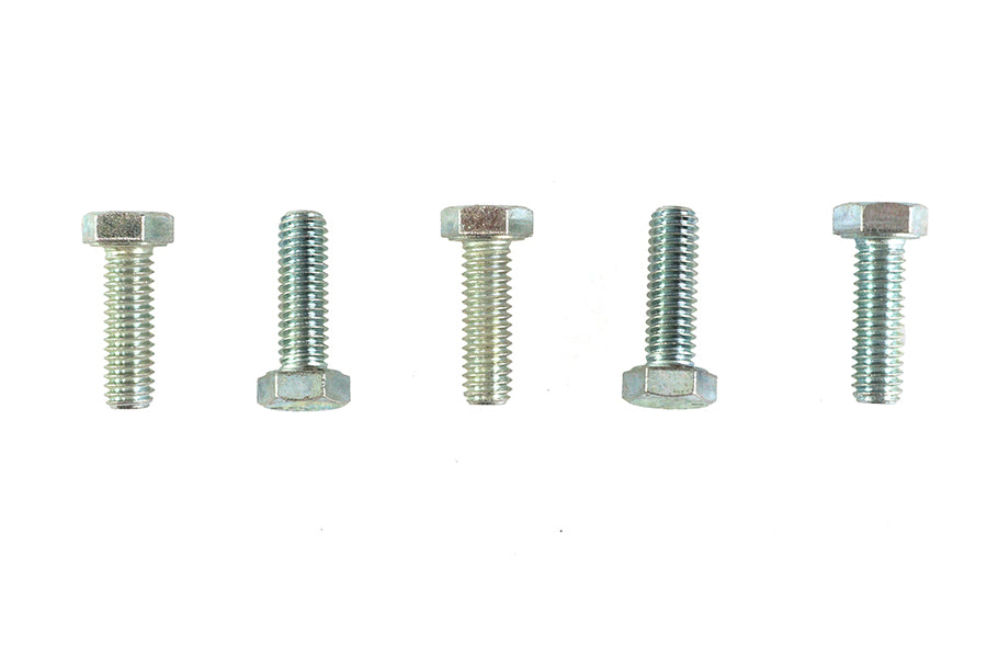 V-Twin Hex Cap Bolts Zinc 5/16 inch x 1 inch (Pack of 5)