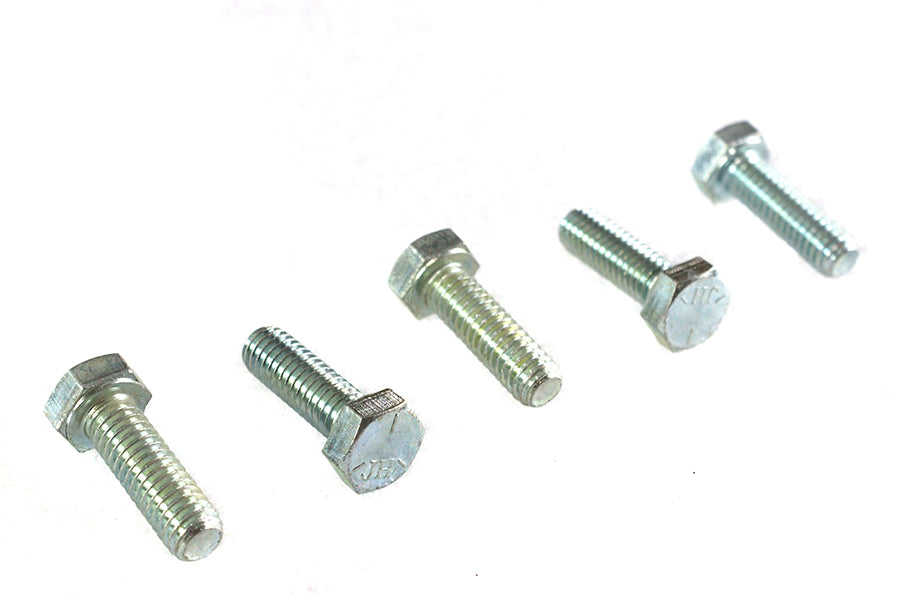V-Twin Hex Cap Bolts Zinc 5/16 inch x 1 inch (Pack of 5)