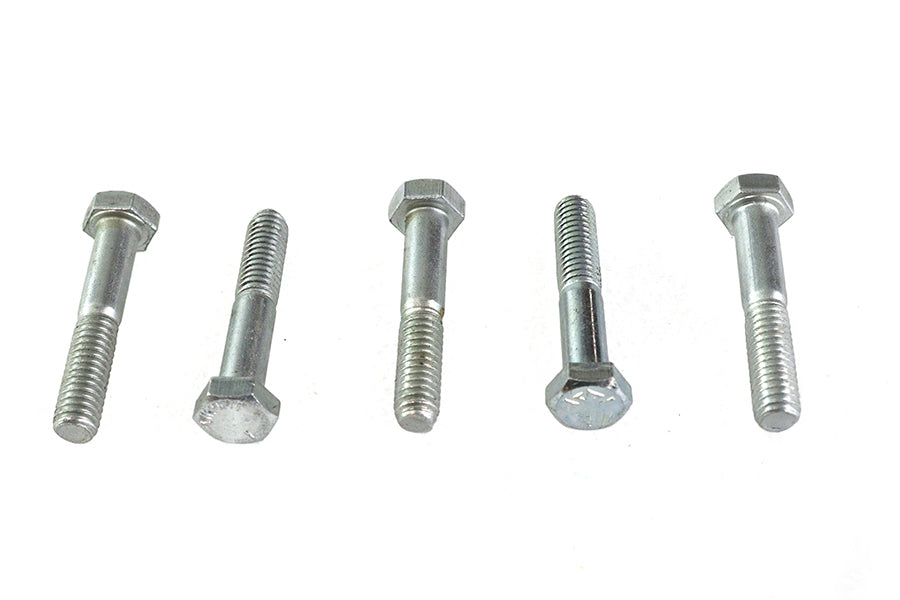V-Twin Hex Cap Bolts Zinc 5/16 inch-18 x 1-3/4 inch (Pack of 5)