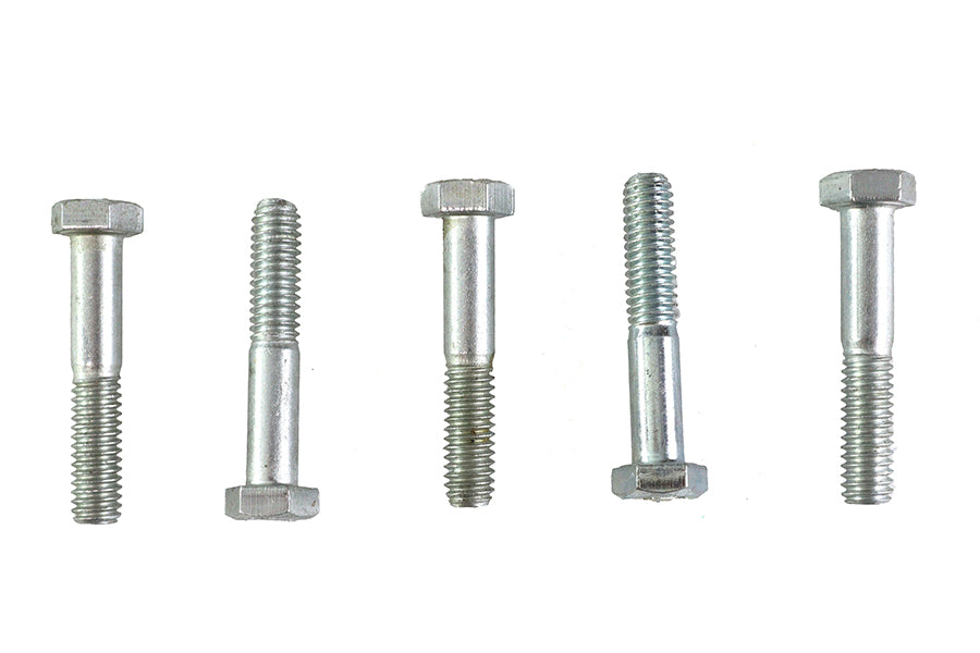 V-Twin Hex Cap Bolts Zinc 5/16 inch-18 x 1-3/4 inch (Pack of 5)