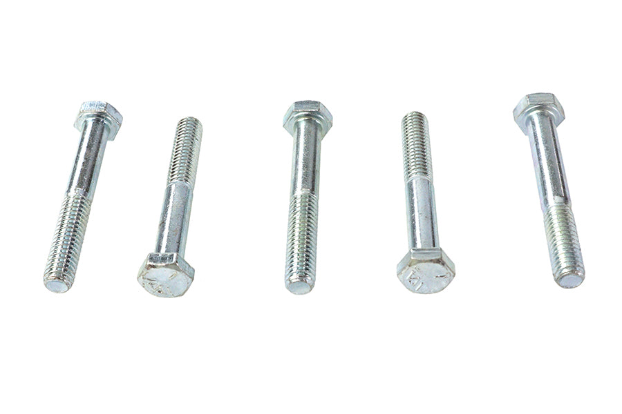V-Twin Hex Cap Bolts Zinc 5/16 inch x 2-1/4 inch (Pack of 5)