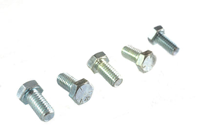 V-Twin Hex Cap Bolts Zinc 3/8 inch x 3/4 inch — Pack of 5