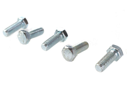 V-Twin Zinc Hex Cap Bolts - 3/8 inch x 1 inch, Pack of 5