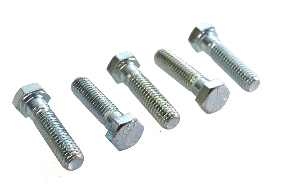 V-Twin Hex Cap Bolts Zinc 3/8 inch-16 x 1-1/2 inch (Pack of 5)