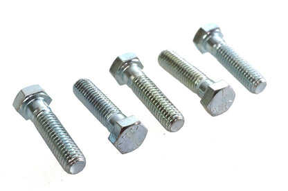 V-Twin Hex Cap Bolts Zinc 3/8 inch-16 x 1-1/2 inch (Pack of 5)