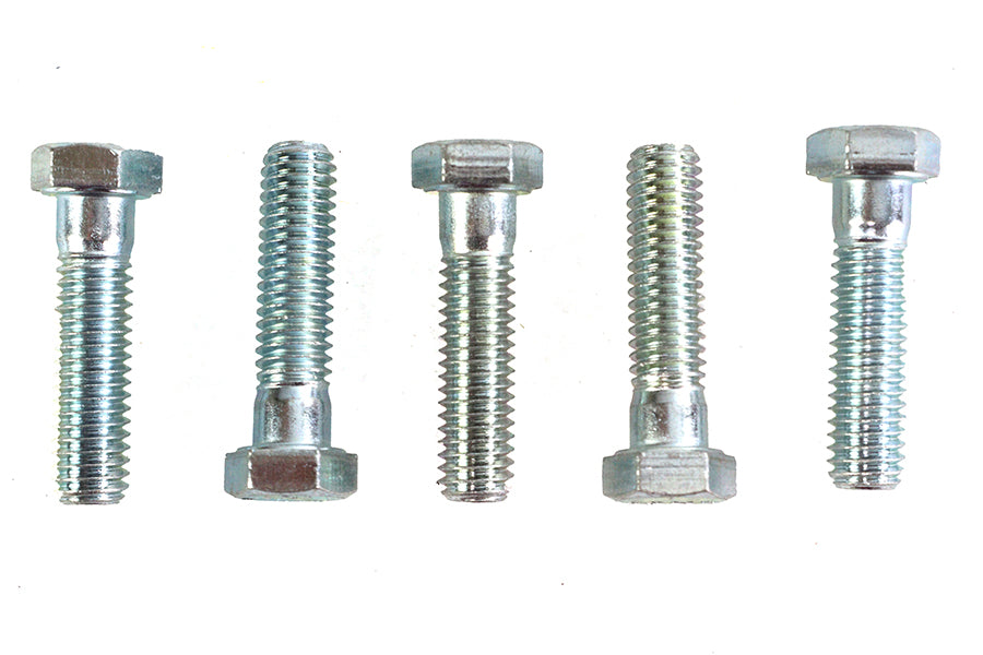 V-Twin Hex Cap Bolts Zinc 3/8 inch-16 x 1-1/2 inch (Pack of 5)
