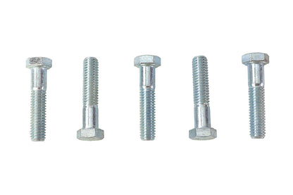 V-Twin Hex Cap Bolts Zinc 3/8 inch x 1-3/4 inch (Pack of 5)