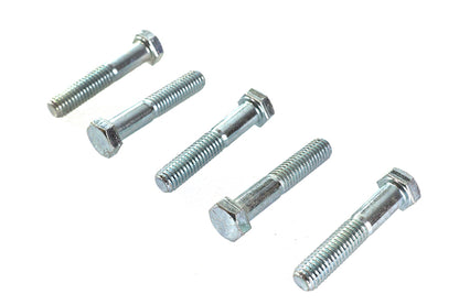 V-Twin Hex Cap Bolts Zinc 3/8 inch x 2 inch Pack of 5
