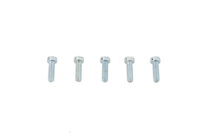 V-Twin Fillister Head Screws 10-24 x 5/8 inch Zinc, Pack of 5