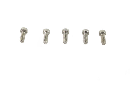 V-Twin Fillister Head Screws 6-32 x 3/8 inch Zinc - Pack of 5