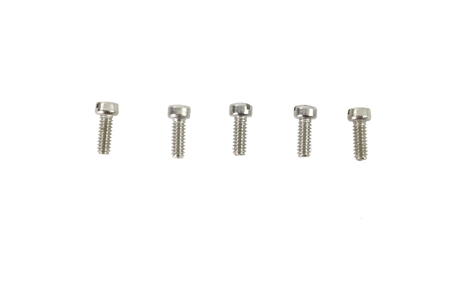 V-Twin Fillister Head Screws 6-32 x 3/8 inch Zinc - Pack of 5