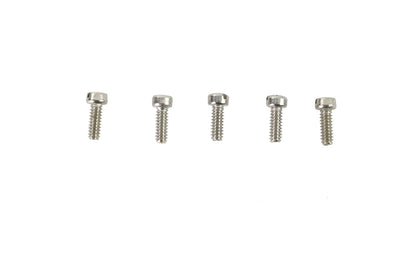 V-Twin Fillister Head Screws 6-32 x 3/8 inch Zinc - Pack of 5