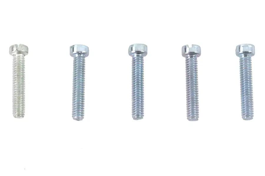 V-Twin Fillister Head Screws 8-32 x 7/8 inch Zinc, Pack of 5 by V-Twin