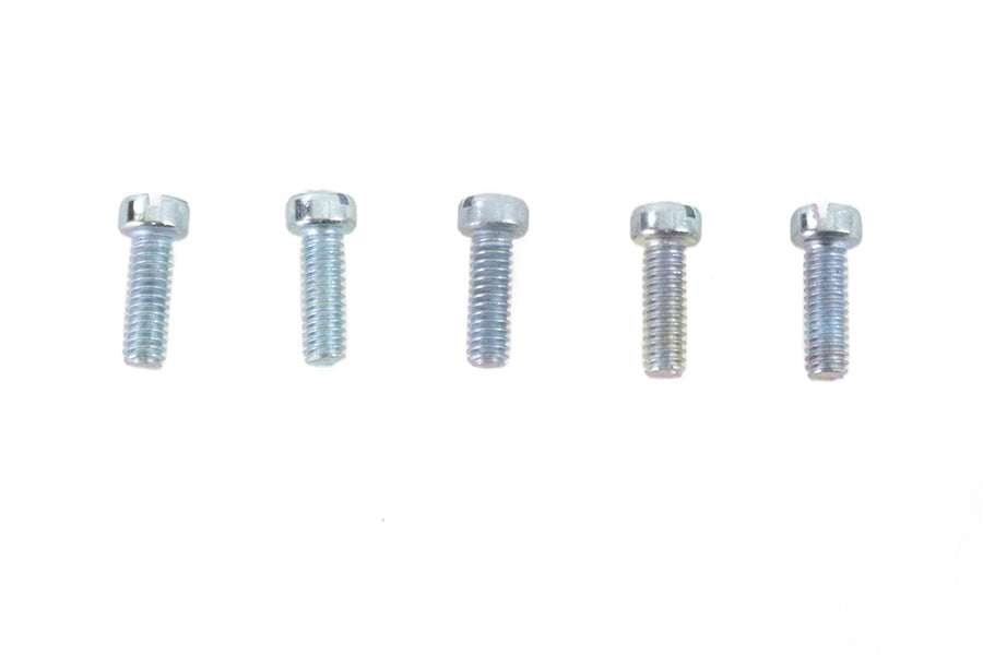 V-Twin Fillister Head Screws 8-32 x 1/2 inch Zinc - Pack of 5