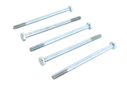 V-Twin Zinc Hex Cap Bolts 1/4 inch-20 x 4 inch (Pack of 5)