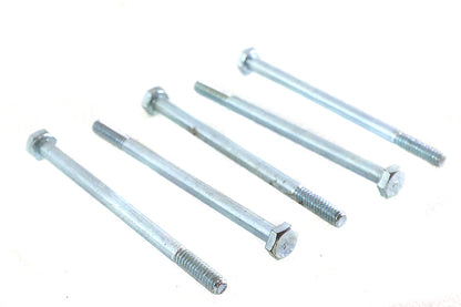 V-Twin Zinc Hex Cap Bolts 1/4 inch-20 x 4 inch (Pack of 5)