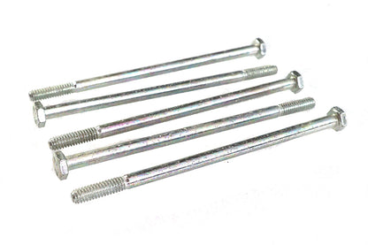 V-Twin Zinc Hex Cap Bolts 1/4 inch-20 x 5-1/4 inch - Pack of 5