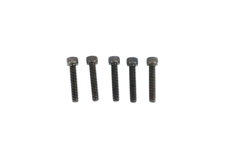 V-Twin Allen Cap Screw Black 10-24 x 1 Inch (Pack of 5)