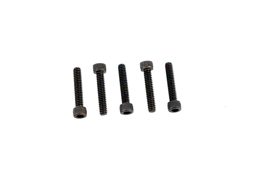 V-Twin Allen Cap Screw Black 10-24 x 1 Inch (Pack of 5)