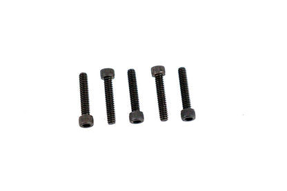 V-Twin Allen Cap Screw Black 10-24 x 1 Inch (Pack of 5)