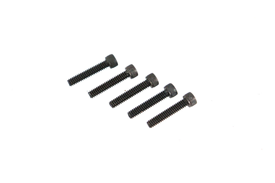 V-Twin Allen Cap Screw Black 10-24 x 1 Inch (Pack of 5)