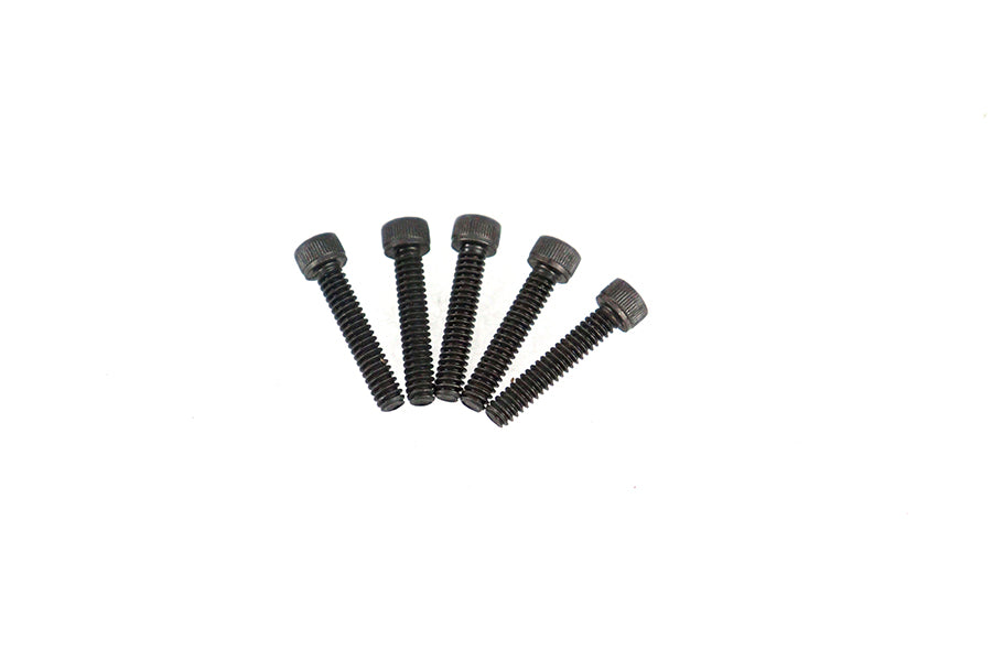 V-Twin Allen Cap Screw Black 10-24 x 1 Inch (Pack of 5)