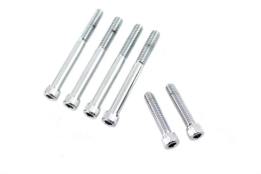 V-Twin Oil Pump Mount Set Allen Chrome for Harley Davidson XL 1977-1986 by V-Twin