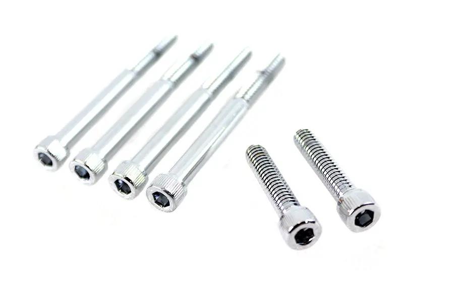 V-Twin Oil Pump Mount Set Allen Chrome for Harley Davidson XL 1977-1986 by V-Twin