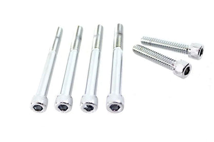 V-Twin Oil Pump Mount Set Allen Chrome for Harley Davidson XL 1977-1986 by V-Twin