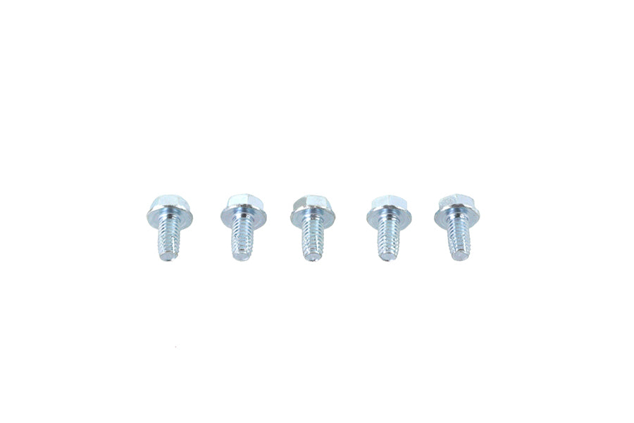 V-Twin Hex Flange Screws 5/16 inch-18 x 5/8 inch Zinc Pack of 5