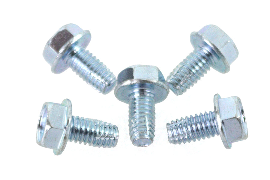 V-Twin Hex Flange Screws 5/16 inch-18 x 5/8 inch Zinc Pack of 5