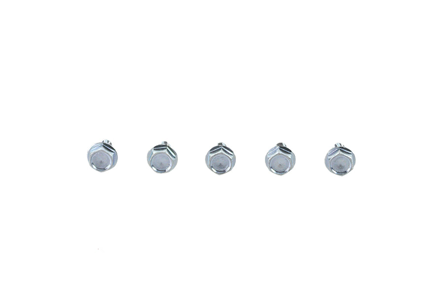V-Twin Hex Flange Screws 5/16 inch-18 x 5/8 inch Zinc Pack of 5