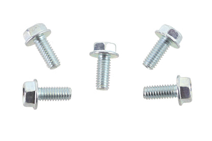 V-Twin Zinc Hex Flange Screws 5/16 inch-18 x 5/8 inch (Pack of 5)