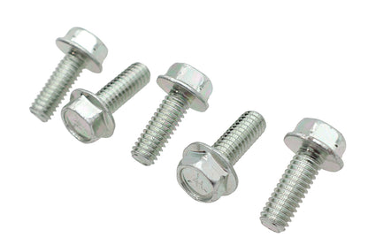V-Twin Zinc Hex Flange Screws 5/16 inch-18 x 7/8 inch (Pack of 5)