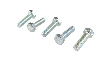 V-Twin Zinc Hex Cap Bolts 5/16 inch-18 x 1-1/8 inch (Pack of 5)