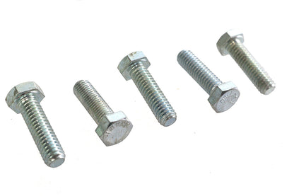 V-Twin Zinc Hex Cap Bolts 5/16 inch-18 x 1-1/8 inch (Pack of 5)