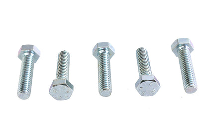 V-Twin Zinc Hex Cap Bolts 5/16 inch-18 x 1-1/4 inch - Pack of 5