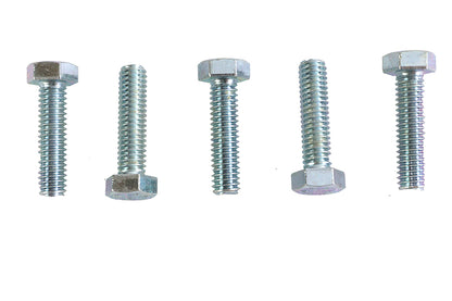 V-Twin Zinc Hex Cap Bolts 5/16 inch-18 x 1-1/4 inch - Pack of 5