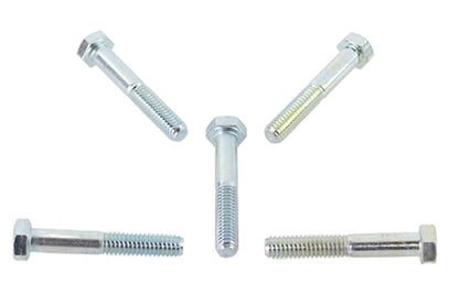 V-Twin Zinc Hex Cap Bolts 5/16 inch-18 x 2 inch, Pack of 5