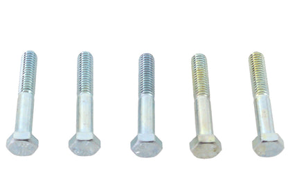 V-Twin Zinc Hex Cap Bolts 5/16 inch-18 x 2 inch, Pack of 5
