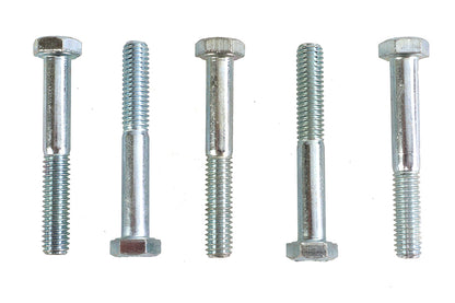 V-Twin Zinc Hex Cap Bolts 5/16 inch x 2-1/4 inch (Pack of 5)