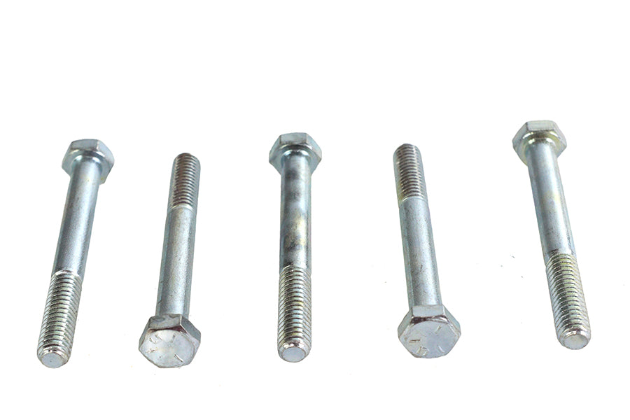 V-Twin Zinc Hex Cap Bolts 5/16 inch-18 x 2-3/4 inch - Pack of 5