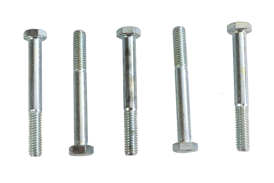 V-Twin Zinc Hex Cap Bolts 5/16 inch-18 x 2-3/4 inch - Pack of 5