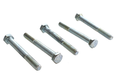 V-Twin Zinc Hex Cap Bolts 5/16 inch-18 x 2-3/4 inch - Pack of 5