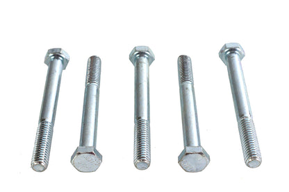 V-Twin Zinc Hex Cap Bolts 5/16 inch-18 x 3 inch (Pack of 5)